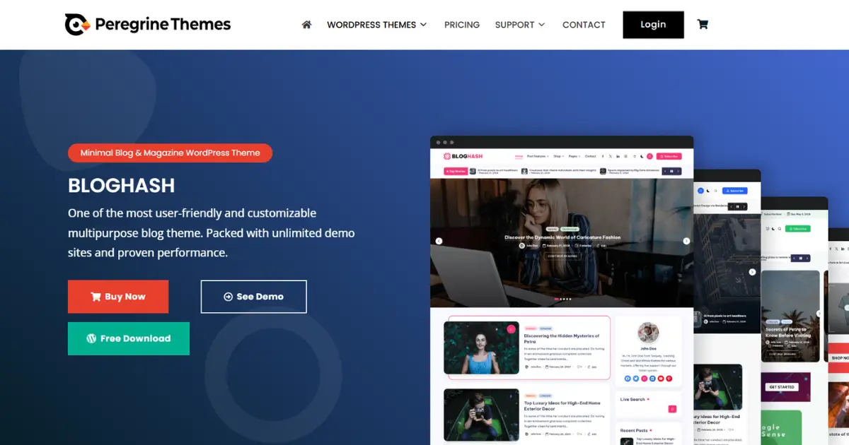 Top 10 WordPress Themes for Bloggers in 2025