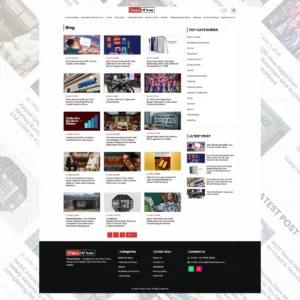 Simple News Website Template (GeneratePress)